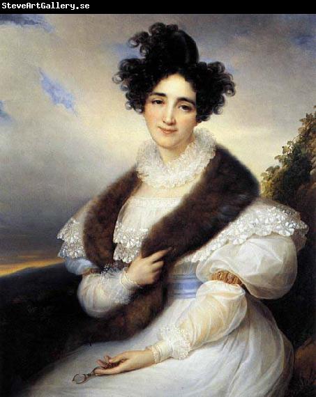 KINSOEN, Francois Joseph Portrait of Marie J. Lafont-Porcher